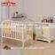 Children's bed wood crib baby bed multifunctional environmental Continental white cradle bed