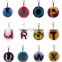 26 letters Real Natural Fox Fur Ball Pompom Keychain Handbag Car Cellphone Pendant Hanging Accessory Keyring