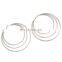 Fashion custom size circle rings hoop huggie earring jewelry