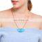 Handmade Rhinestone Beads Colorful Tassel Pendant Charm Long Sweater Necklace