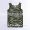 Private label camouflage Mens vest camo design cotton summer vest men