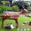 Supply many life size animals animatronic deer display for kids
