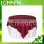 hot selling wholesale customized plain color satin round table cloth