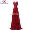 Grace Karin Sleeveless Beaded and Sequins Latest Design Formal Evening Gowns Red CL6272