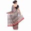 Soundarya casual wear bagru hand block printed saree with un-stitched blouse piece
