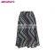 Plisse Chiffon Zigzag Print Crepe Skirt Pleated Skirt Guangzhou