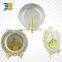 Jiabo Custom gold plating buddhism buldings metal souvenir plate