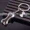 Dog Bone Metal Keychain 3D Zinc Alloy Promotional Gift