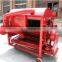 Easy operation convenient mini paddy thresher with four wheels