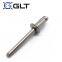 Mushroom Head Break Mandrel Closed End Blind Rivets