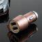 2.4A 2USB Interface Metal Car Phone Mobile Charger 5v