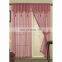 Hot selling 100% polyester solid color stripe window curtain made in china