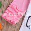 Baby Girl Pink Shirts Letter Print Kids raglan ruffle sleeve Tops for 1-6T