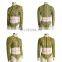 Newest Snake skin print Sexy bikini set Summer women Padded long sleeve top thong Zipper swimsuits biquinis maillot de bain 2019