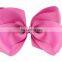 New 6" Large Hair Bows With Clips For Children Handmade Grosgrain Ribbon Hairbow Baby Hair Bow Accessories 40Colors
