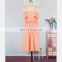 2019 New Fashion Family Mother and daughter Off Shoulder Ruched Pleated leaf Dress Beach Sundress (this link for WOMAN)