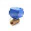 Brass two way mini electric motor electric ball valve hvac system 25mm  230 V spring return damper actuatorctuator