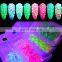 Fluorescence Nail Rhinestones Mixed Size Resin Point Bottom Rhinestones Nail Art Decoration Accessories