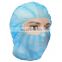 Class I Disposable Protective Non Woven Head hats Helmet Space Dustproof full cover isolation protective head  Hoods