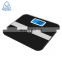 Factory Price ABS Plastic Material 4x1.5V AAA Battery Black Color Bathroom Scale In Floor