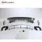 CLA diffuser with exhaust tips fit for MB CLA-CLASS W117 CLA260 chang into CLA45 style silver diffuser with tips