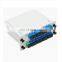 FTTH PLC 1x2 1x4 1x8 1x16 1X32 1X64  sc upc apc connector steel tube nap 1*8 withPLC splitter