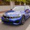 For BMW 3 Series M Sport G20 2019 - in Car Kidney Grille 3 color Cover Stripe Clips  Grille Tricolor Cover