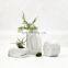 new design cake roll book shape ceramic home decoration vases for flowers