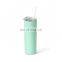 10oz 12oz 20oz 30oz, Skinny Straight Sublimation Blank Wine Coffee Slim Tumbler Stainless Steel Double Wall Vacuum/