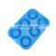 High Quality Standard 6 holes Silicone Flower Shape Cake Mold