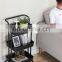 Fashion storage trolley with wheels kitchen bathroom living room storage rack 3 layers tiers