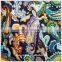 Rayon activity print fabric