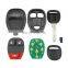 3 Buttons 315Mhz KOBGT06A Car Fob Remote Key with Ignition Key For Chevrolet HHR Uplander Satum Relay Pontiac Buick Auto Parts
