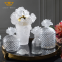 Brand Crystal Fancy Incense Burner Set Middle East Hari Raya Bakhoor Burner Tray Portable