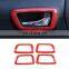 Suitable for 16-20 Toyota Tacoma inner handle protection frame ABS carbon fiber pattern auto parts carbon fiber pattern