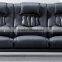 Oupusen home 1 1 3 black wooden sofa set