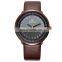 Skone 9425-1G Leather Strap Man Fashion & Casual Sport Quartz Wristwatch