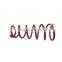 Red Color Right Resorte Shock Spring FOR FTCS037 6.5x12.5 For Toyota Corolla