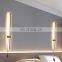 Modern LED Wall Long Hanging Lamp Bedroom Bedside Arc LED Sconce Wall Lights
