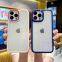 Electroplated Color Case For Apple 13 14 12 Pro Max Metal Lens Bezel Crystal  7 8 Plus11 X Promotional Mobile Phone Cases