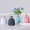 Popular Hot Sale Mediterranean Style Plastic Flowerpot Macaron Vase