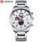 CURREN Brand Men Watch Mens Watches Top Brand Fashionable Men Match Stainless Steel Gold Watch