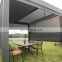 Auto outdoor garden pavilion sun shade aluminum bioclimatic pergola kits roofing systems