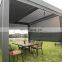 manual metal easily assemble luxury sunroof pergolas aluminum