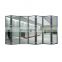 Fire Rated Soundproof Double Glaze Folding Doors And Pleated Mesh Screen Aluminum Bifold Door for House china