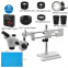 3.5X-90X Trinocular Stereo Zoom Industrial Microscope with Double-Arm Boom