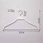 High quality clothing shop display white plastic pajamas hangers swivel durable non-slip rack