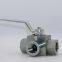 3 Way Hydraulic Ball Valve