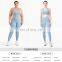 Fashion Hollow Mesh Cross Backless Sports Bra Nude Gym Plus Size Yoga Tops