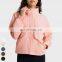 New Breathable Hidden Zipper Pockets Coat Custom Hooded Windbreaker Outdoor Jacket Women Windproof Waterproof Softshell Jacket